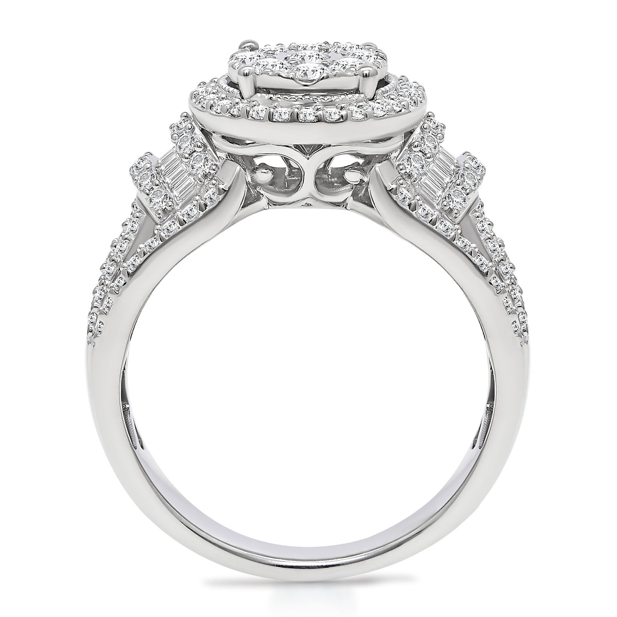 Diamond Engagement Ring in 14K White Gold (1 ct. tw.)