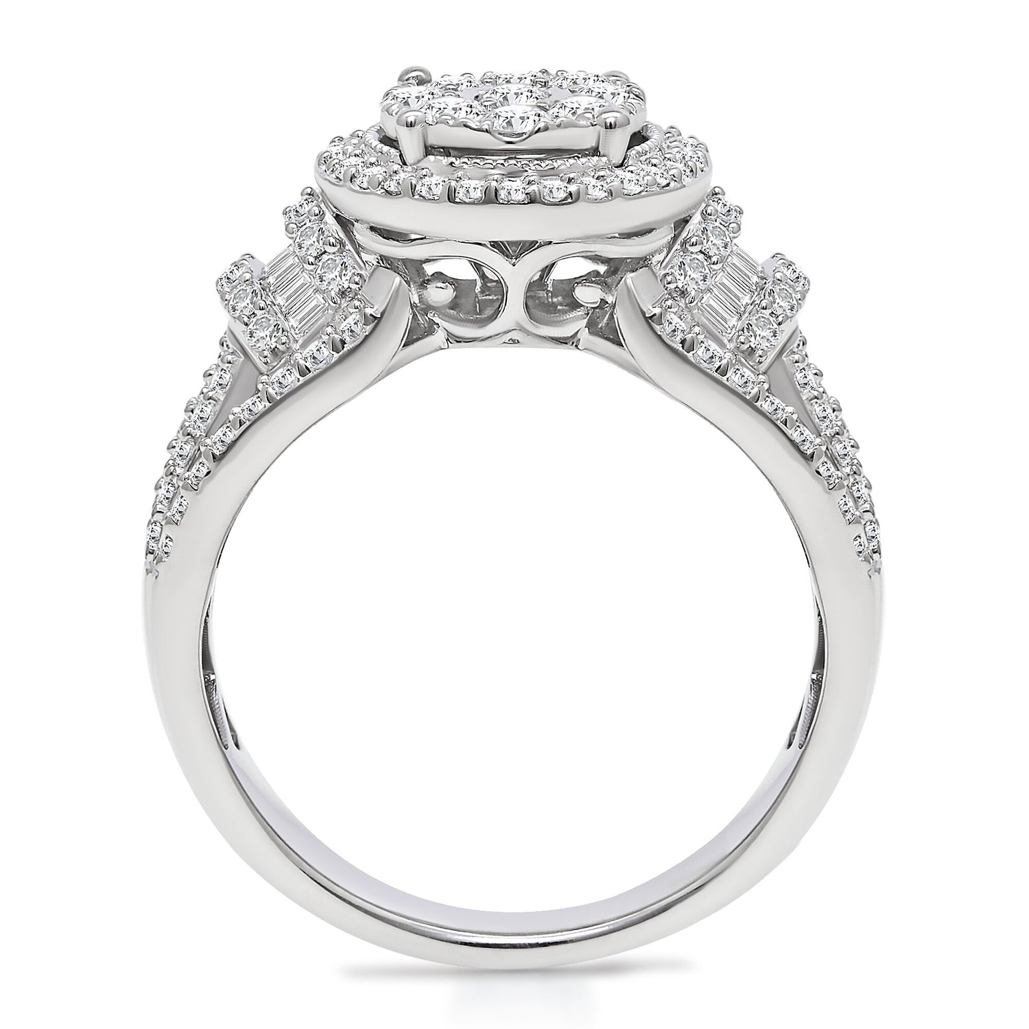 Diamond Engagement Ring in 14K White Gold (1 ct. tw.)