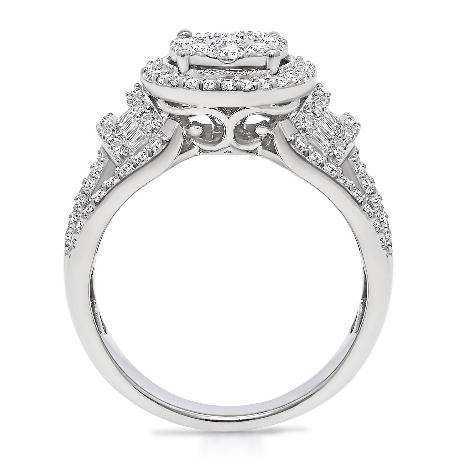 Diamond Engagement Ring in 14K White Gold (1 ct. tw.)