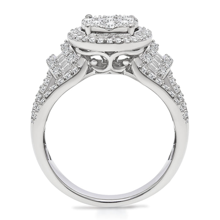 Diamond Engagement Ring in 14K White Gold (1 ct. tw.)