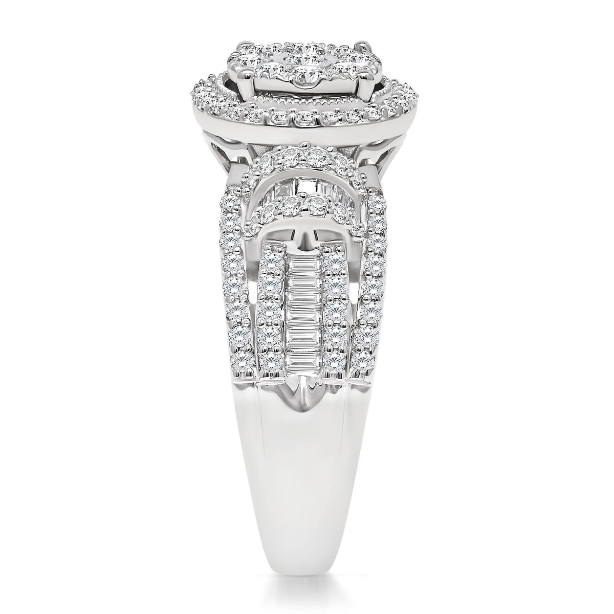 Diamond Engagement Ring in 14K White Gold (1 ct. tw.)