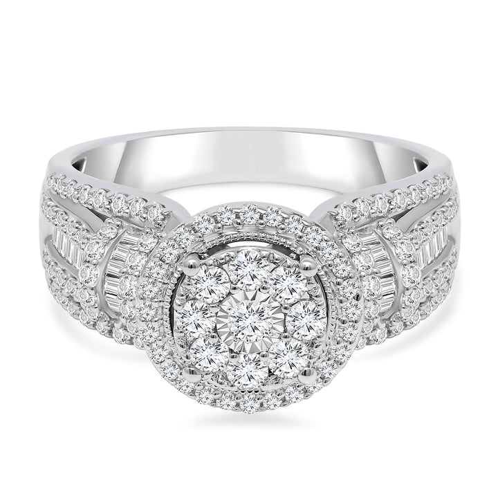 Diamond Engagement Ring in 14K White Gold (1 ct. tw.)