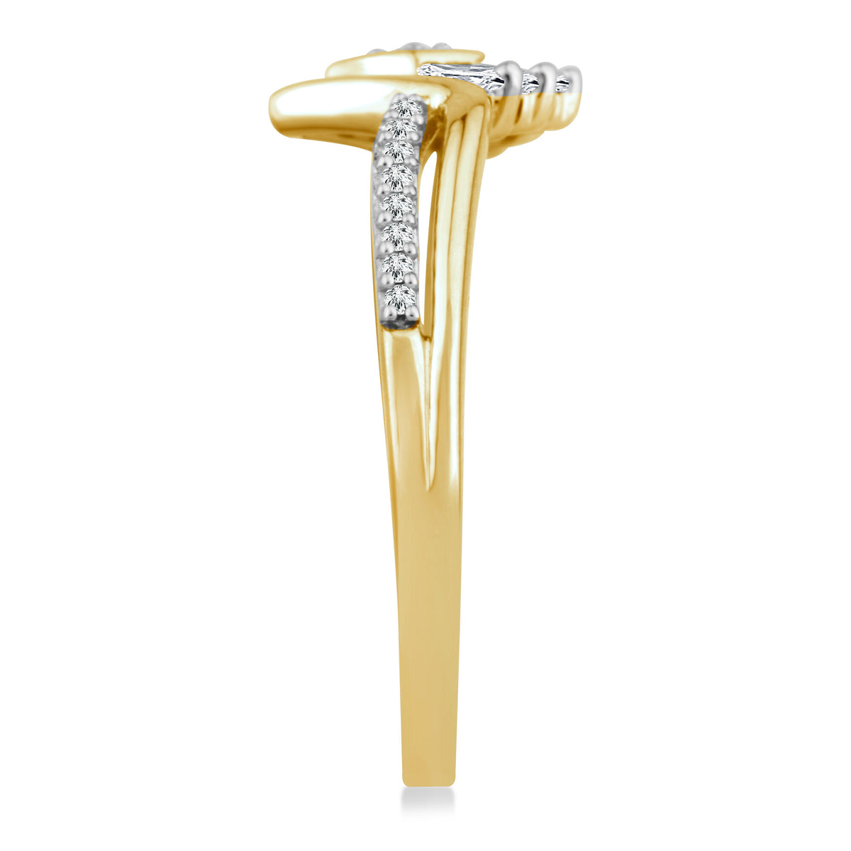 Diamond Ring in 10K Yellow Gold (1/5 ct. tw.)