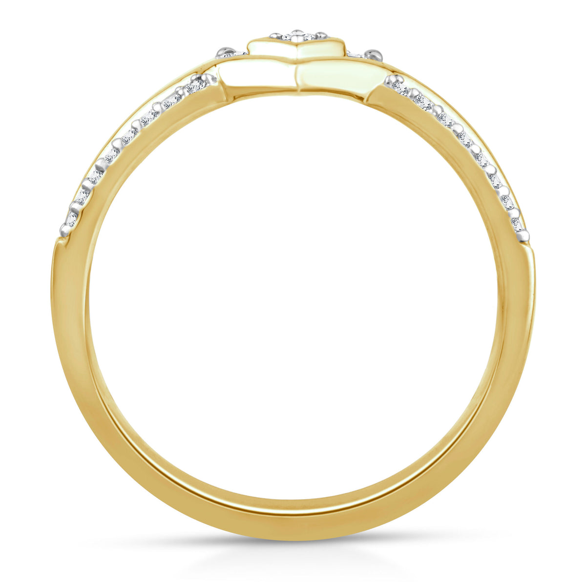 Diamond Ring in 10K Yellow Gold (1/5 ct. tw.)