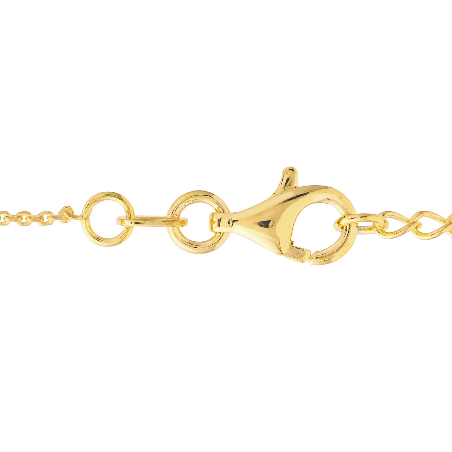 Radiant Cross Necklace in 14K Yellow Gold