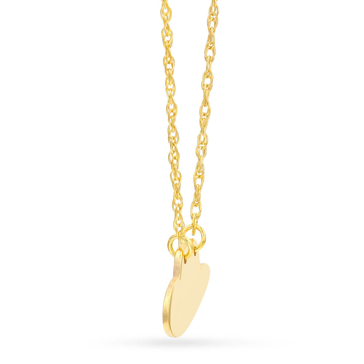 Cowboy Hat Necklace in 14K Yellow Gold