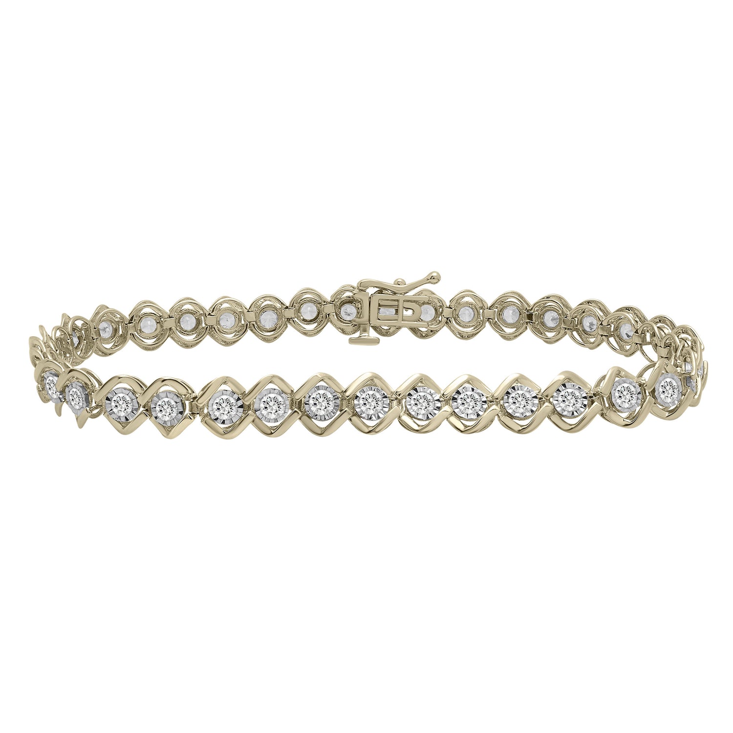 Diamond Bracelet in 10K Yellow Gold (2 ct. tw.)