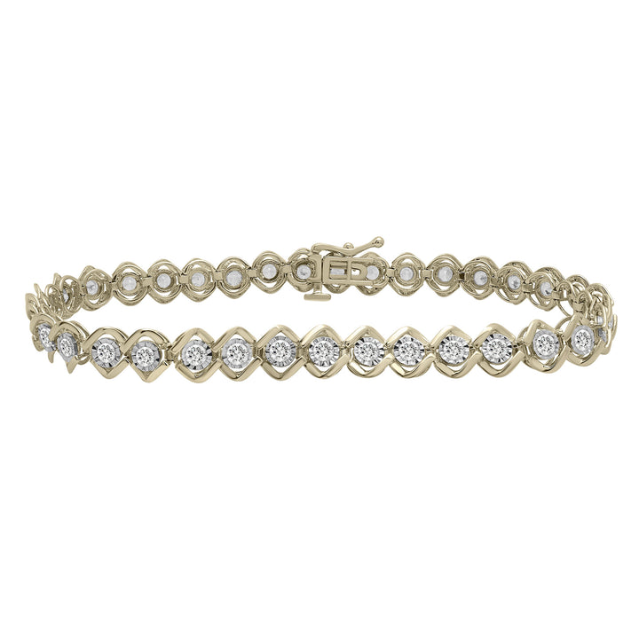 Diamond Bracelet in 10K Yellow Gold (2 ct. tw.)