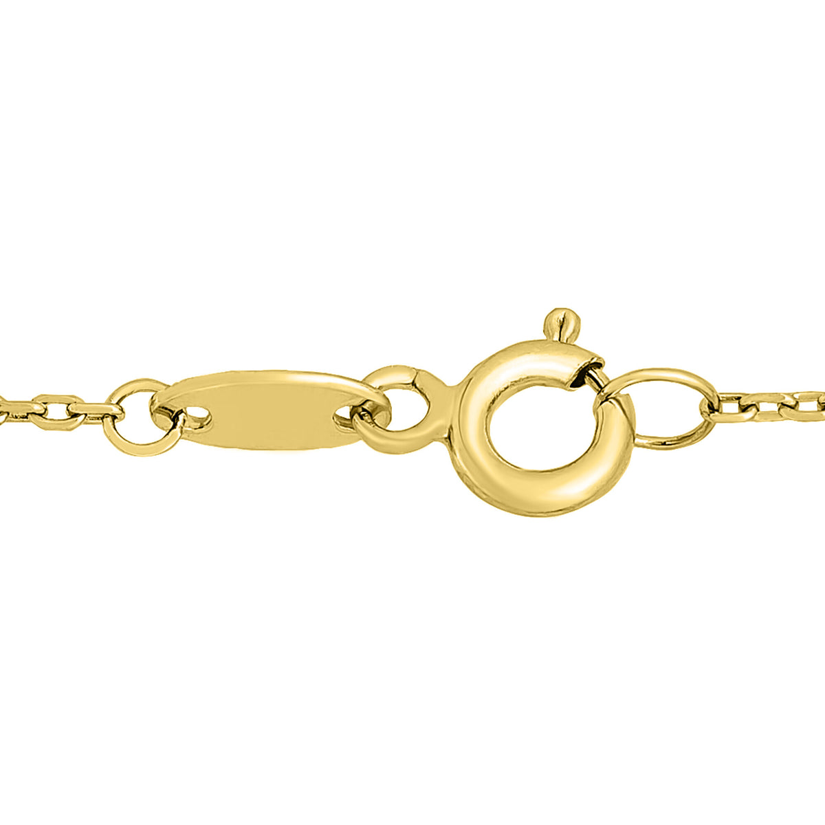 Cross Dangle Necklace in 14K Yellow Gold