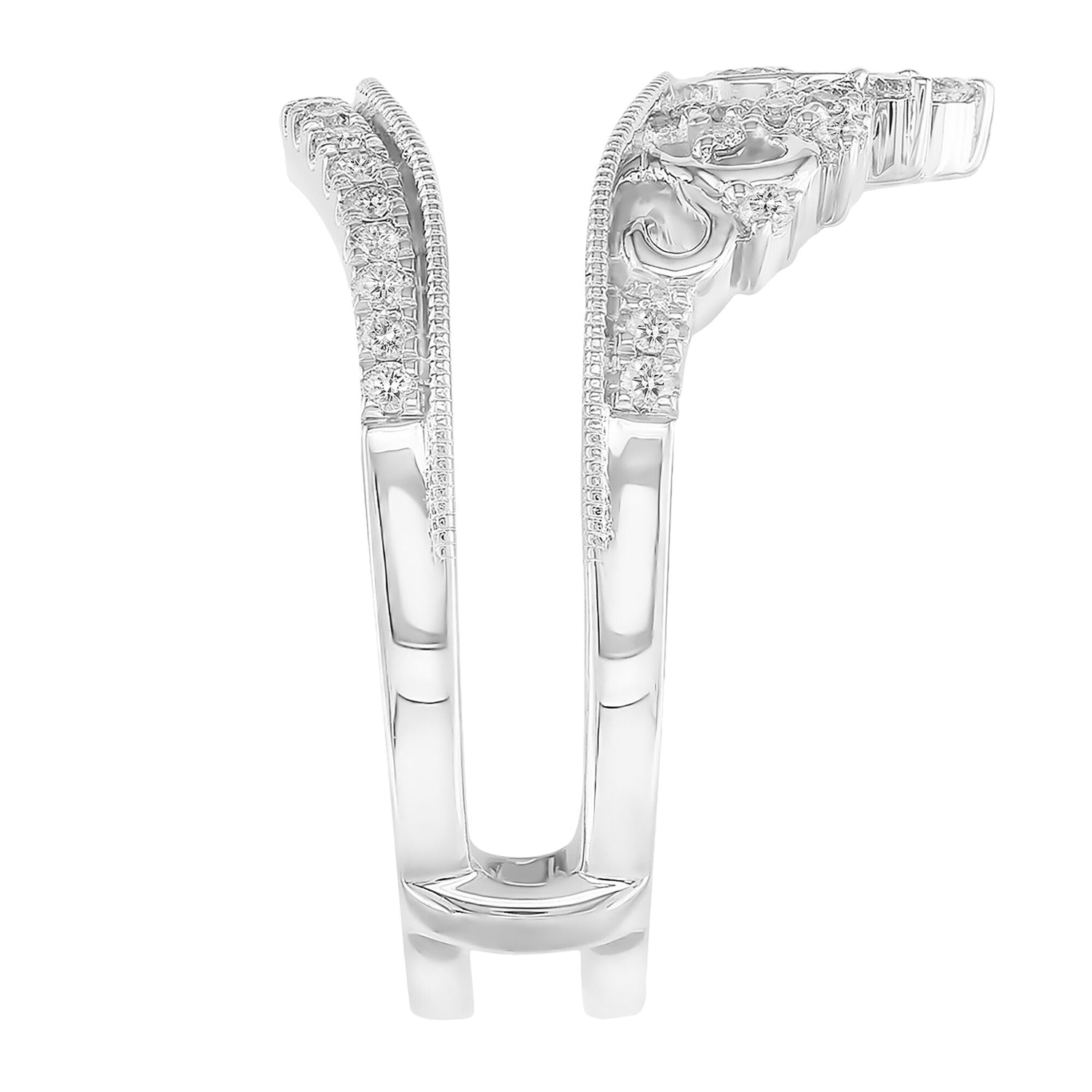 Diamond Crown Ring Insert in 14K White Gold (1/3 ct. tw.)