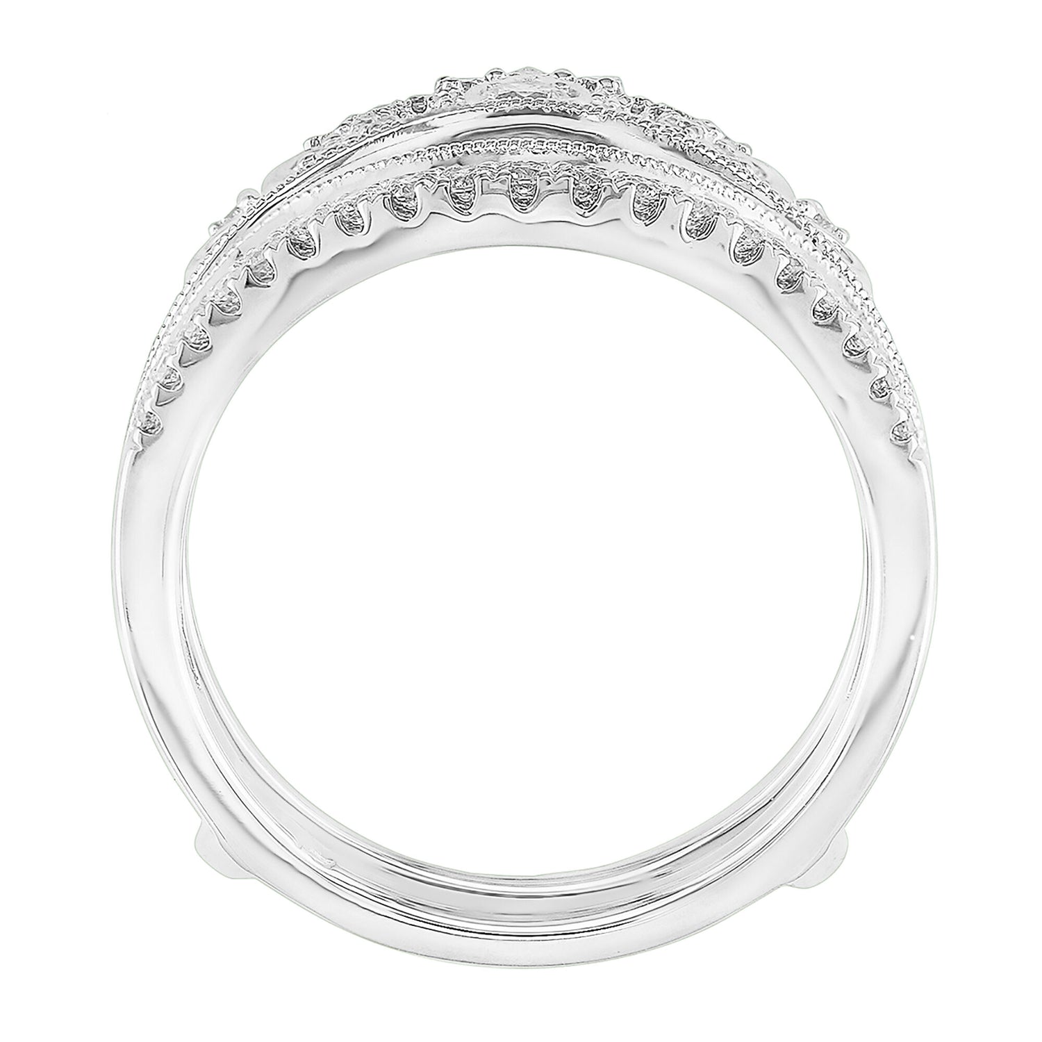 Diamond Crown Ring Insert in 14K White Gold (1/3 ct. tw.)