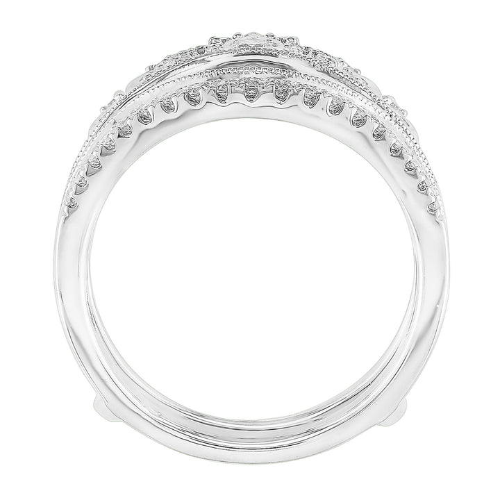 Diamond Crown Ring Insert in 14K White Gold (1/3 ct. tw.)