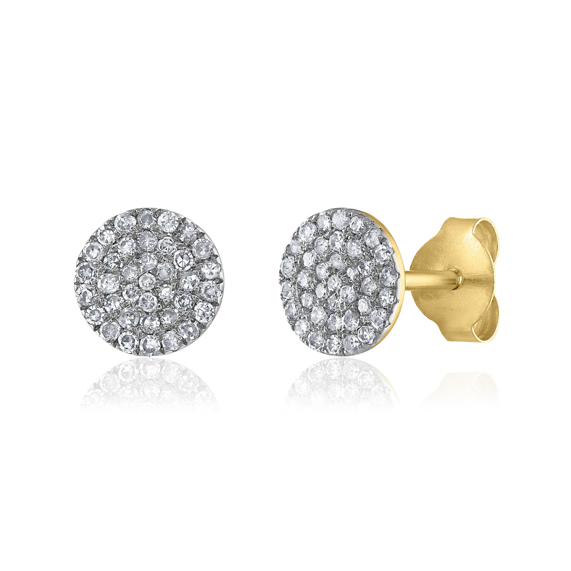 Diamond Earrings in 14K Yellow Gold (1/5 ct. tw.)
