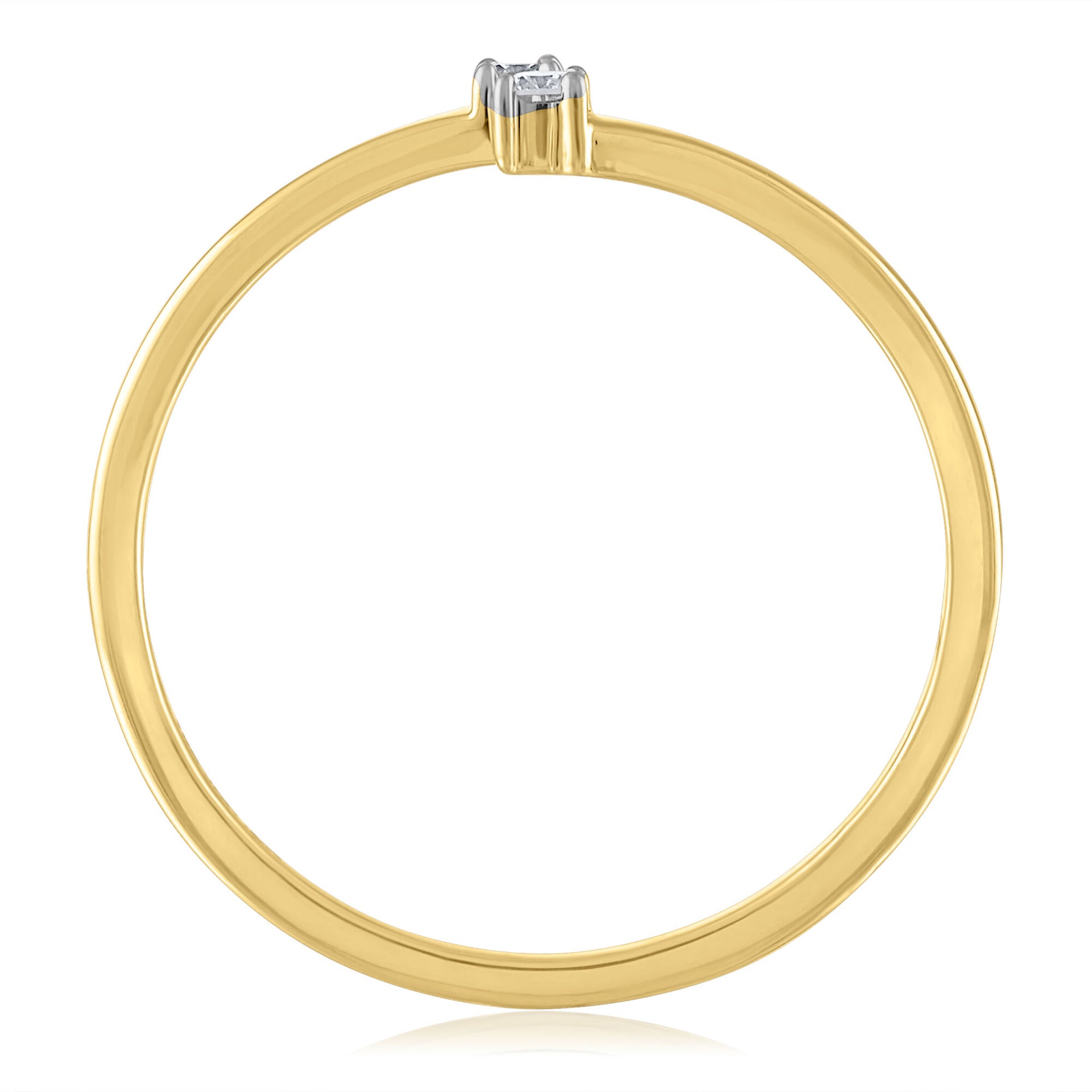 Diamond Accent Ring in 14K Yellow Gold