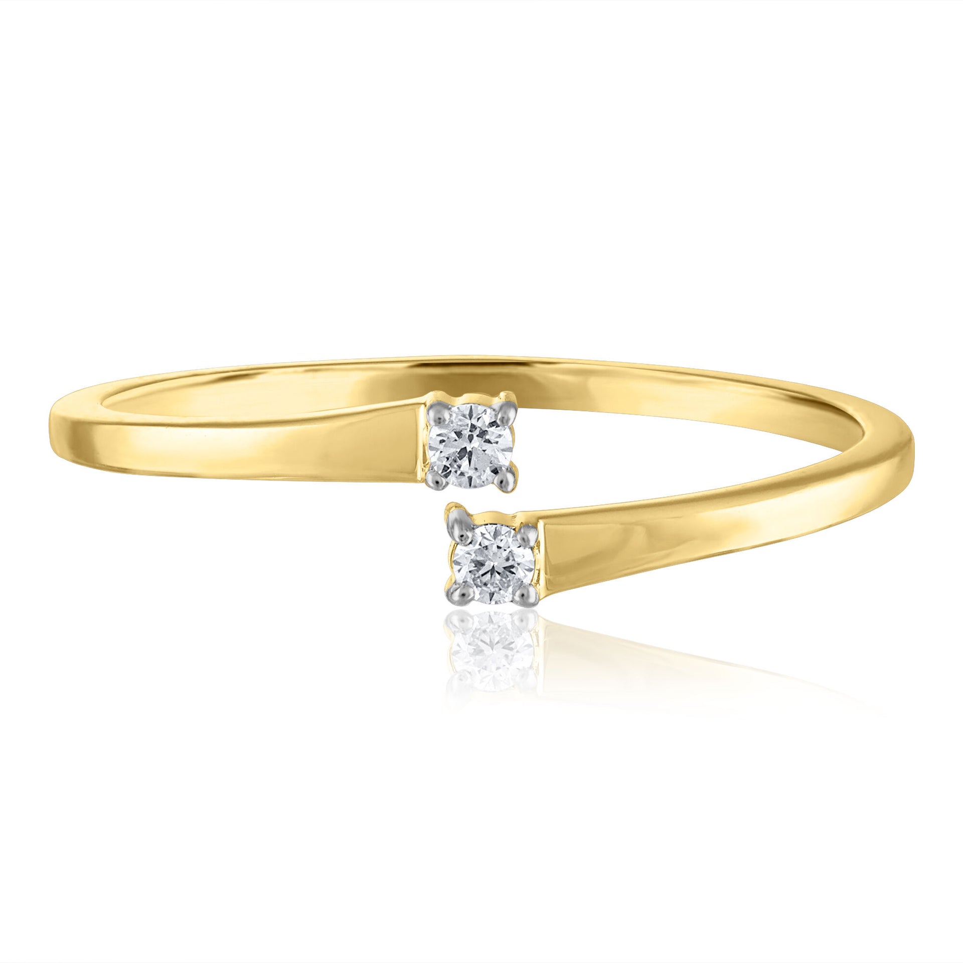 Diamond Accent Ring in 14K Yellow Gold