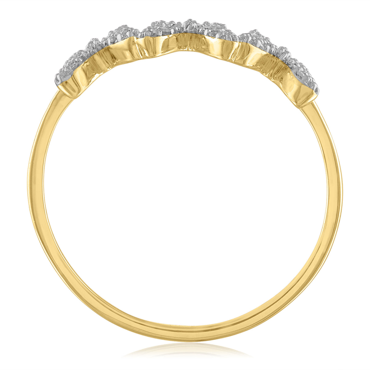 Diamond Butterfly Ring in 14K Yellow Gold (1/4 ct. tw.)