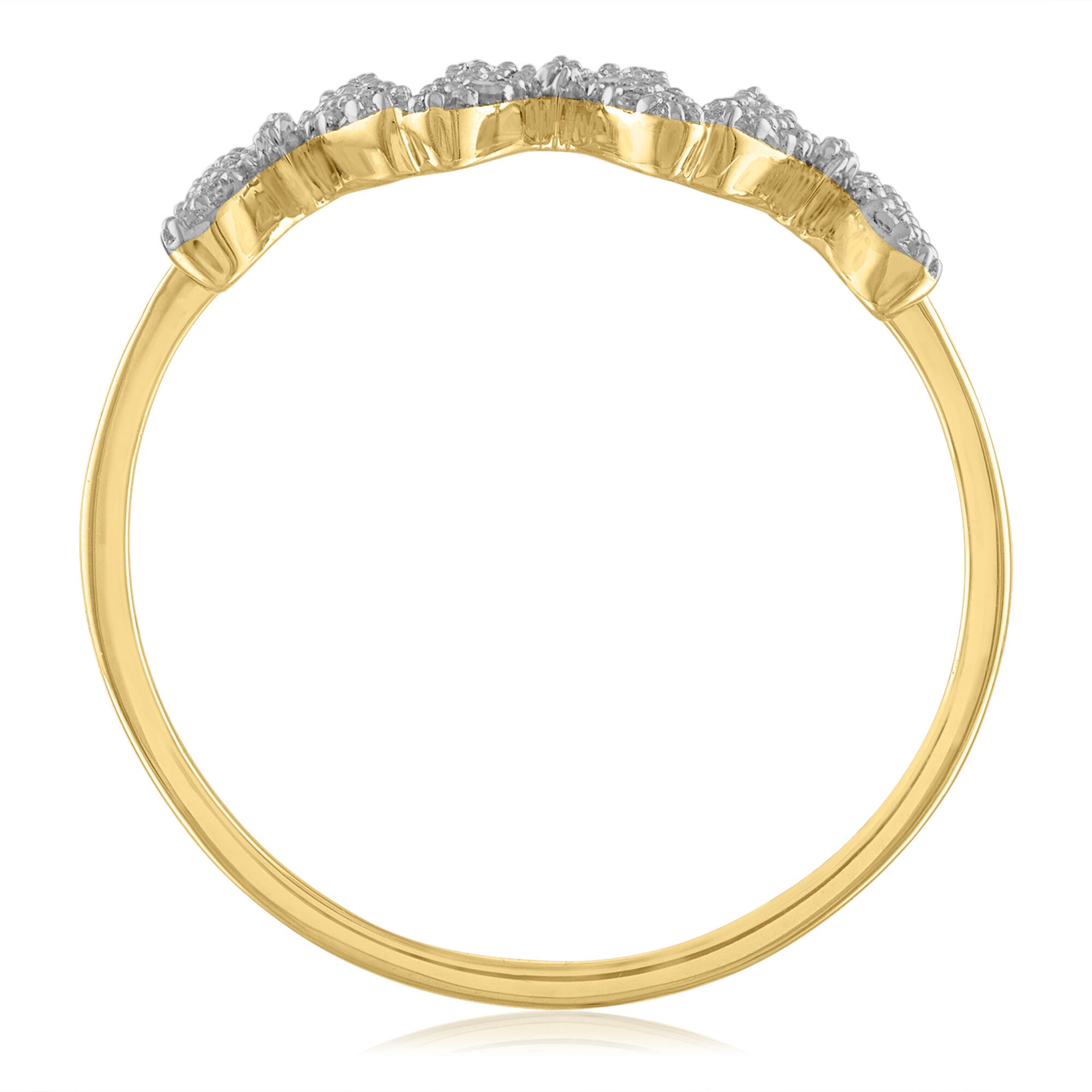 Diamond Butterfly Ring in 14K Yellow Gold (1/4 ct. tw.)