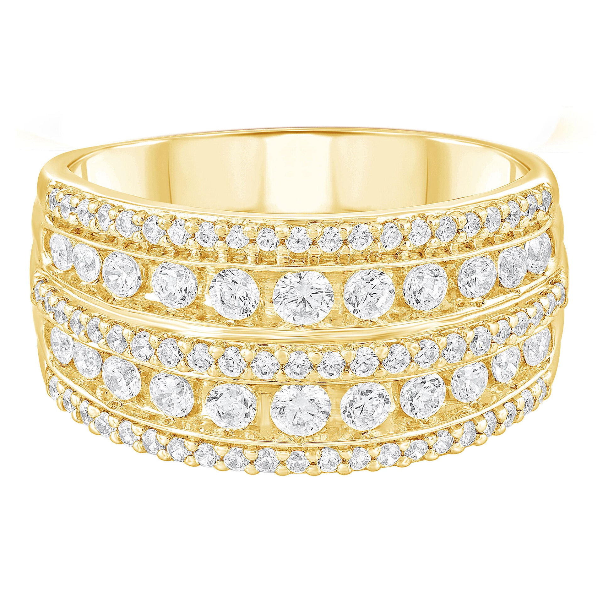Diamond Anniversary Band in 10K Yellow Gold (1 ct. tw.)
