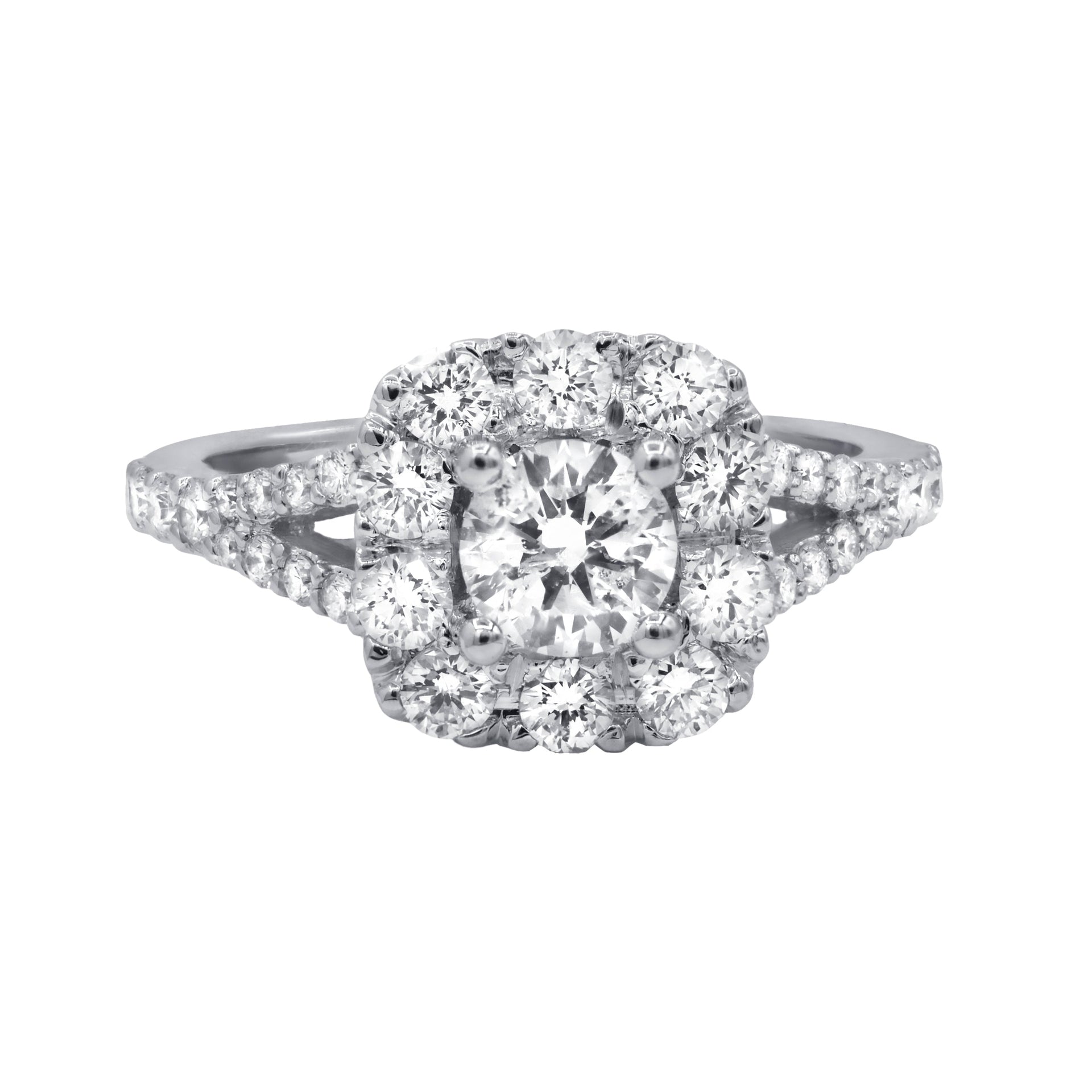 14K White Gold 1.50cts Diamond Ring