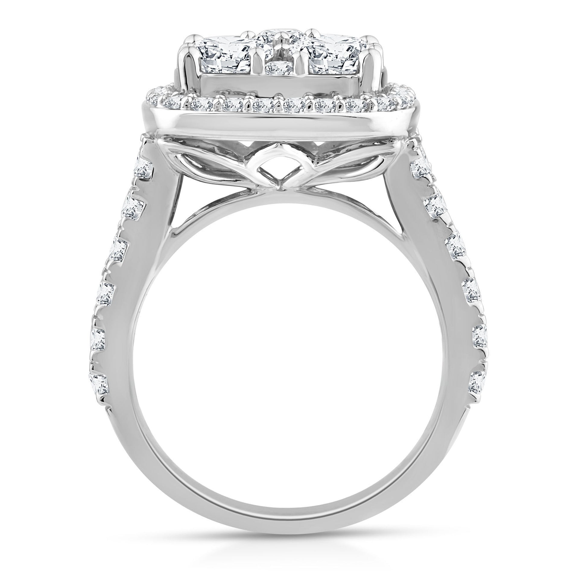Lab Grown Diamond Engagement Ring in 10K White Gold (5 ct. tw.)