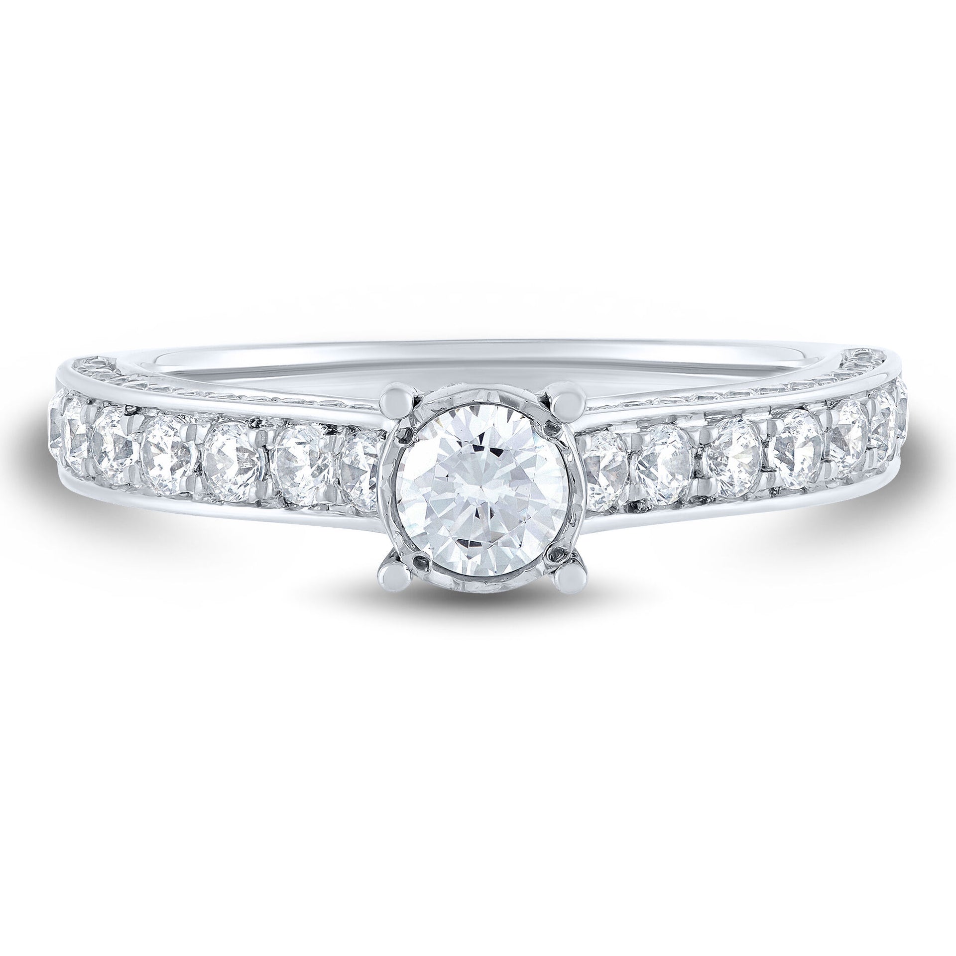Diamond Engagement Ring in 14K White Gold (1 ct. tw.)