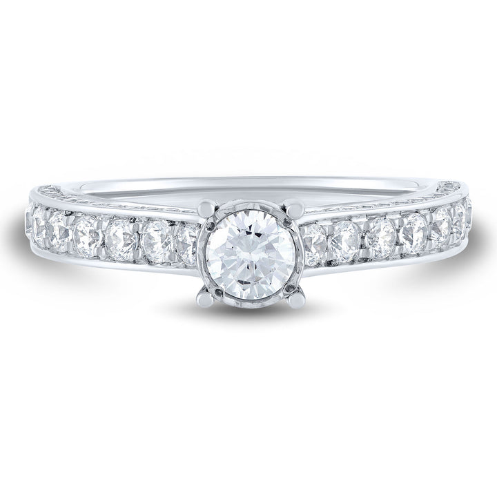 Diamond Engagement Ring in 14K White Gold (1 ct. tw.)