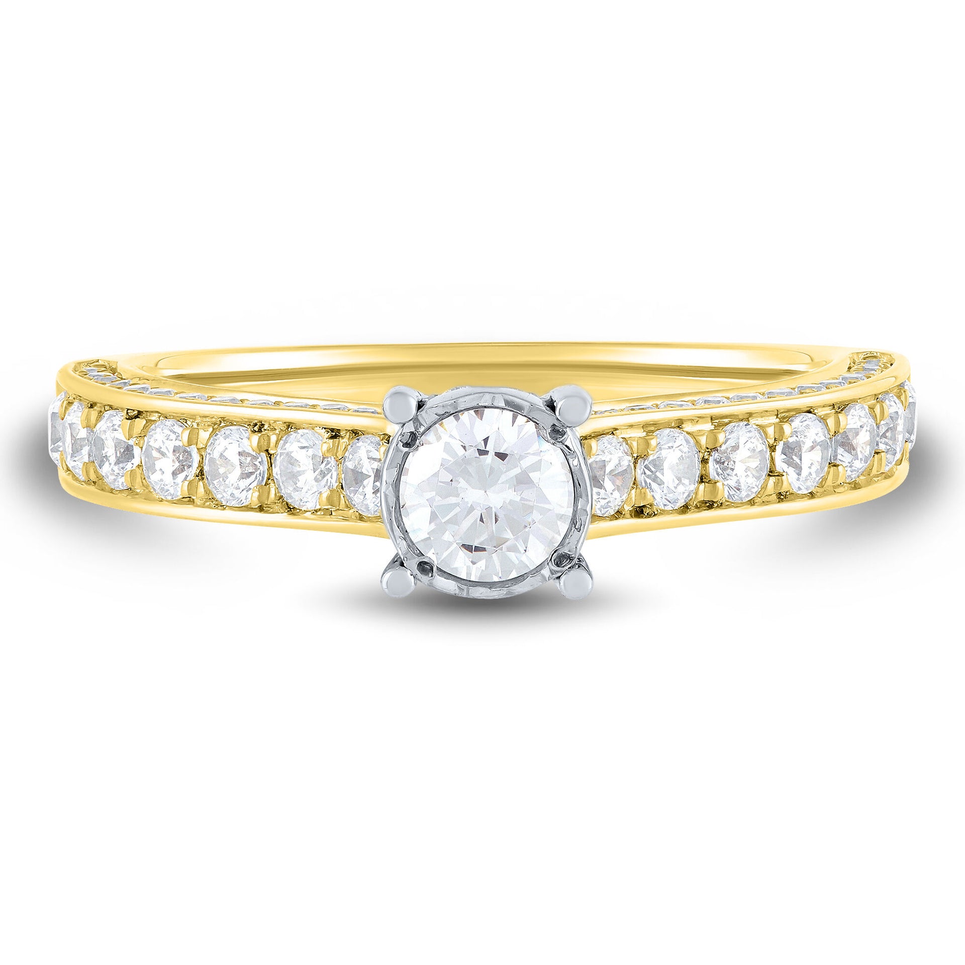 Diamond Engagement Ring in 14K Yellow Gold (1 ct. tw.)