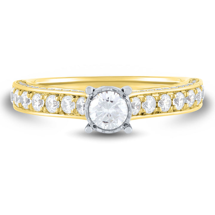 Diamond Engagement Ring in 14K Yellow Gold (1 ct. tw.)