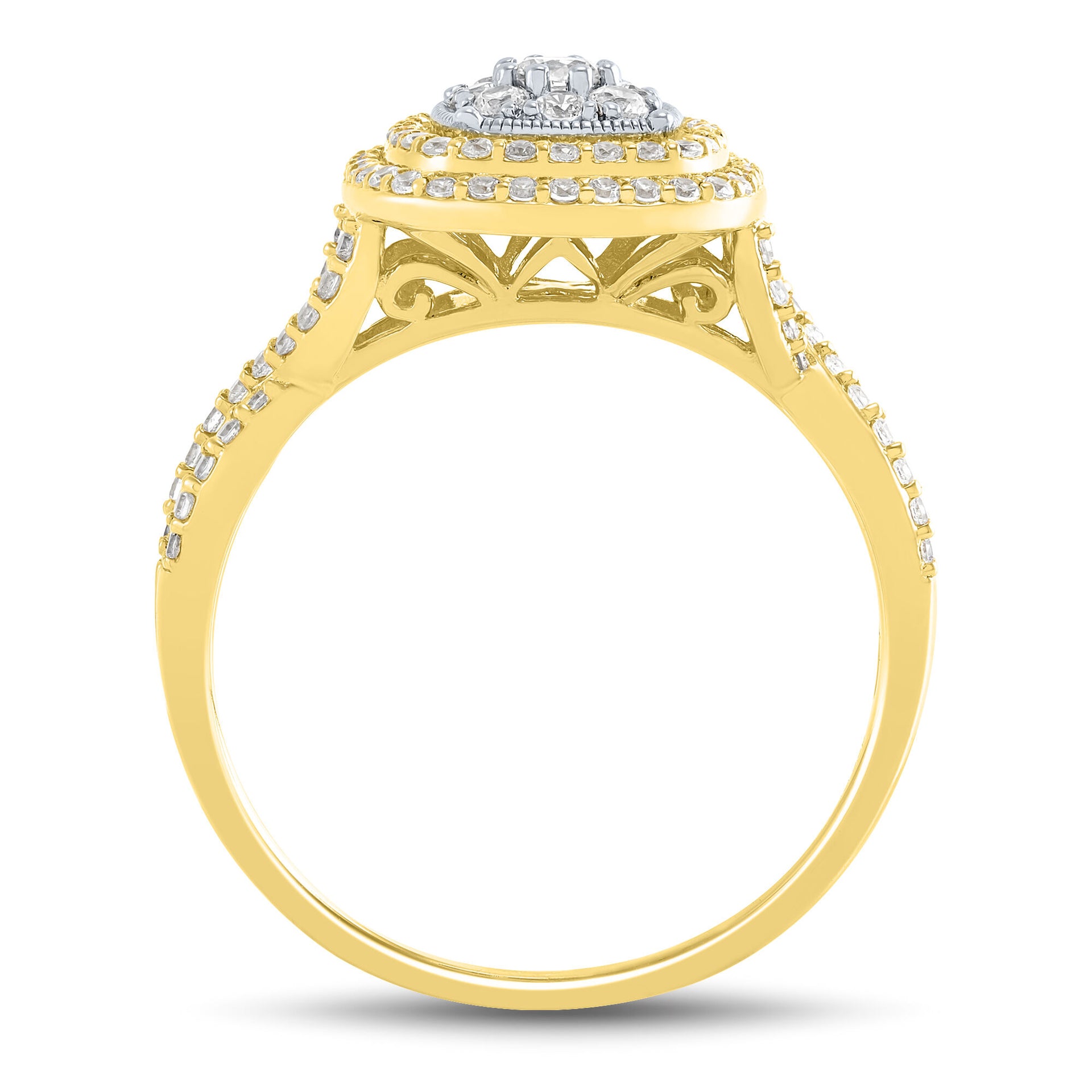 Diamond Engagement Ring in 10K Yellow Gold (1/2 ct. tw.)