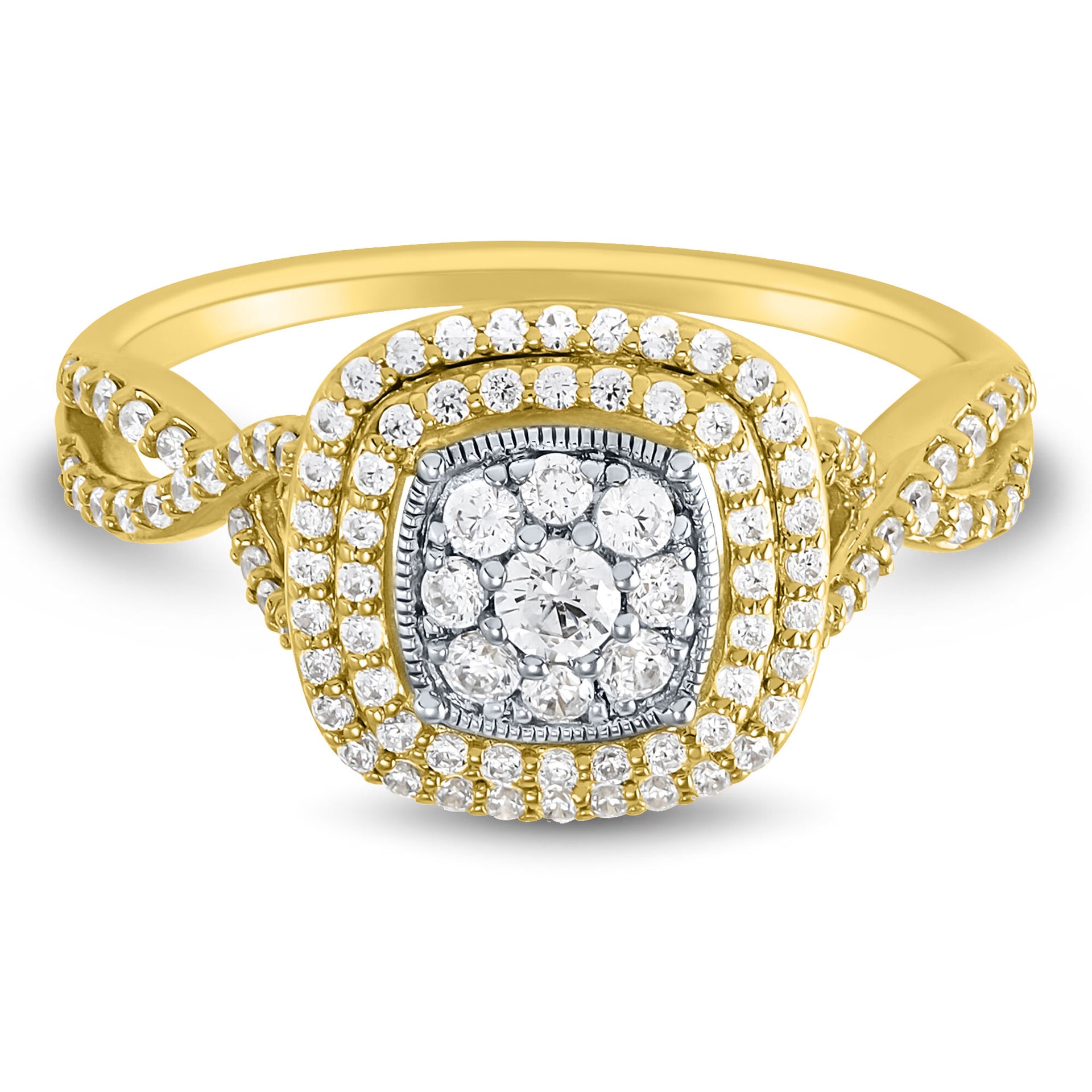 Diamond Engagement Ring in 10K Yellow Gold (1/2 ct. tw.)