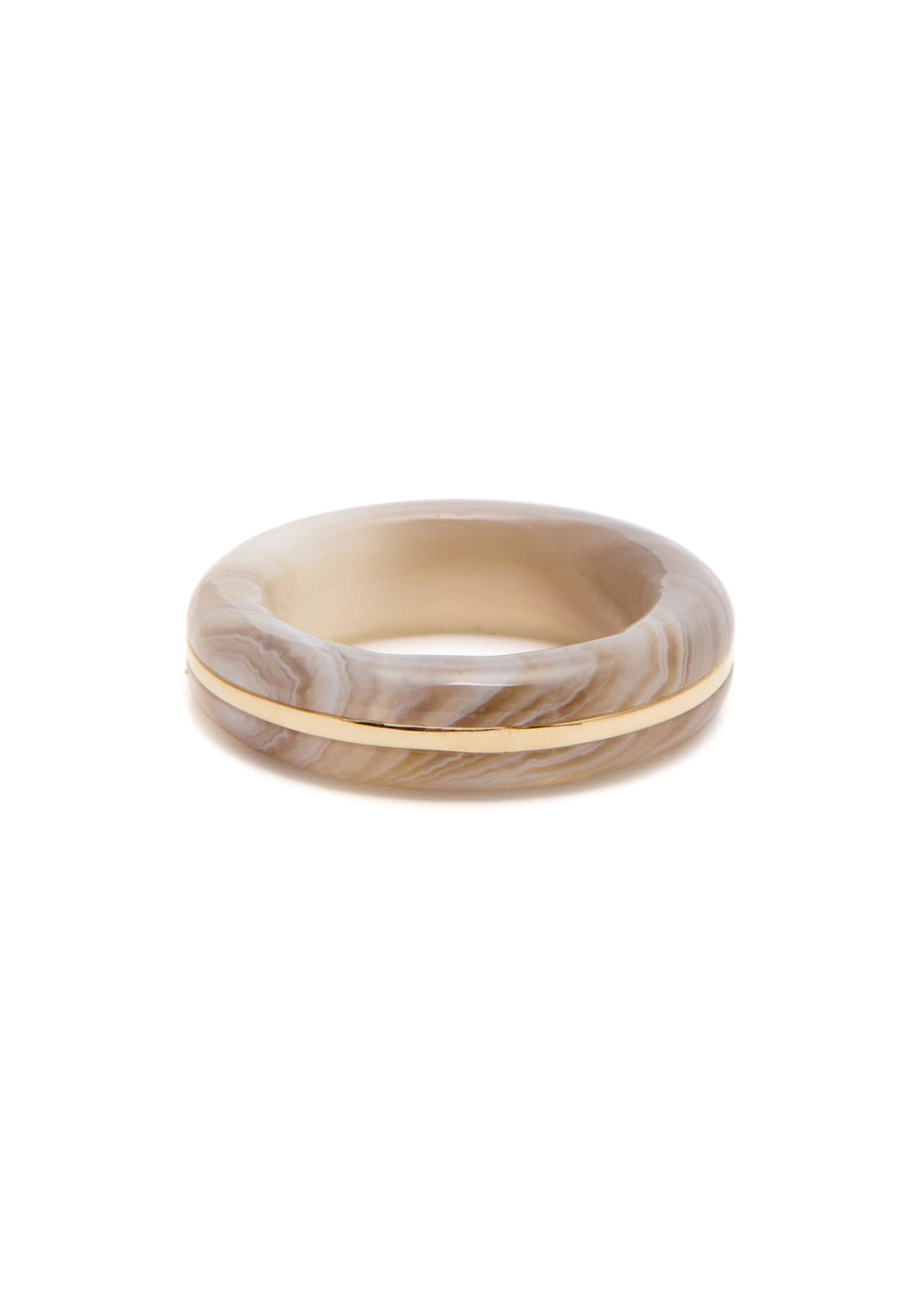 Essential agate stacking ring