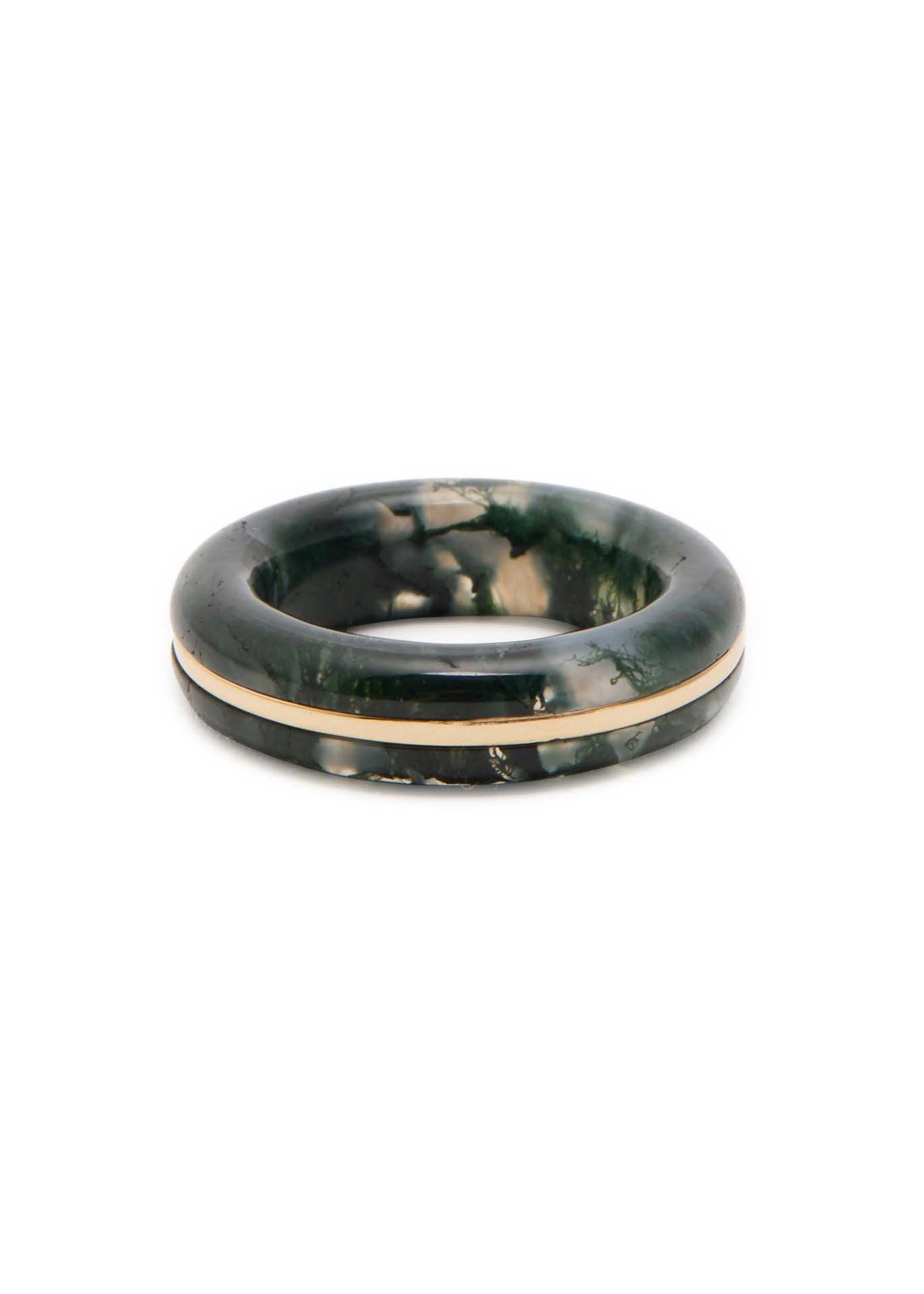 Essential agate stacking ring