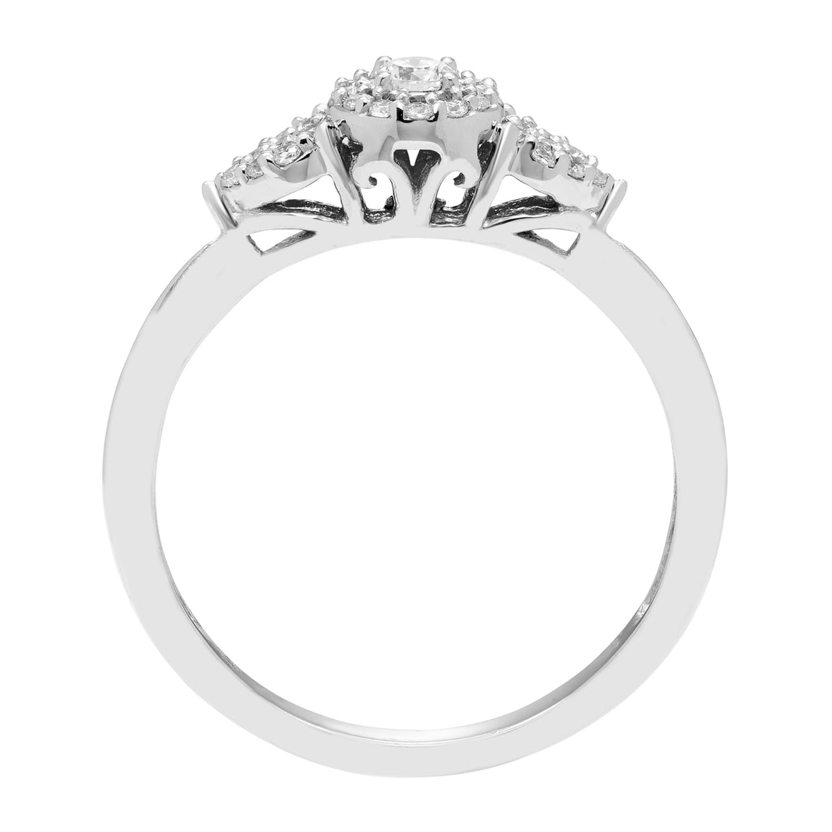 Diamond Promise Ring in 10K White Gold (1/5 ct. tw.)