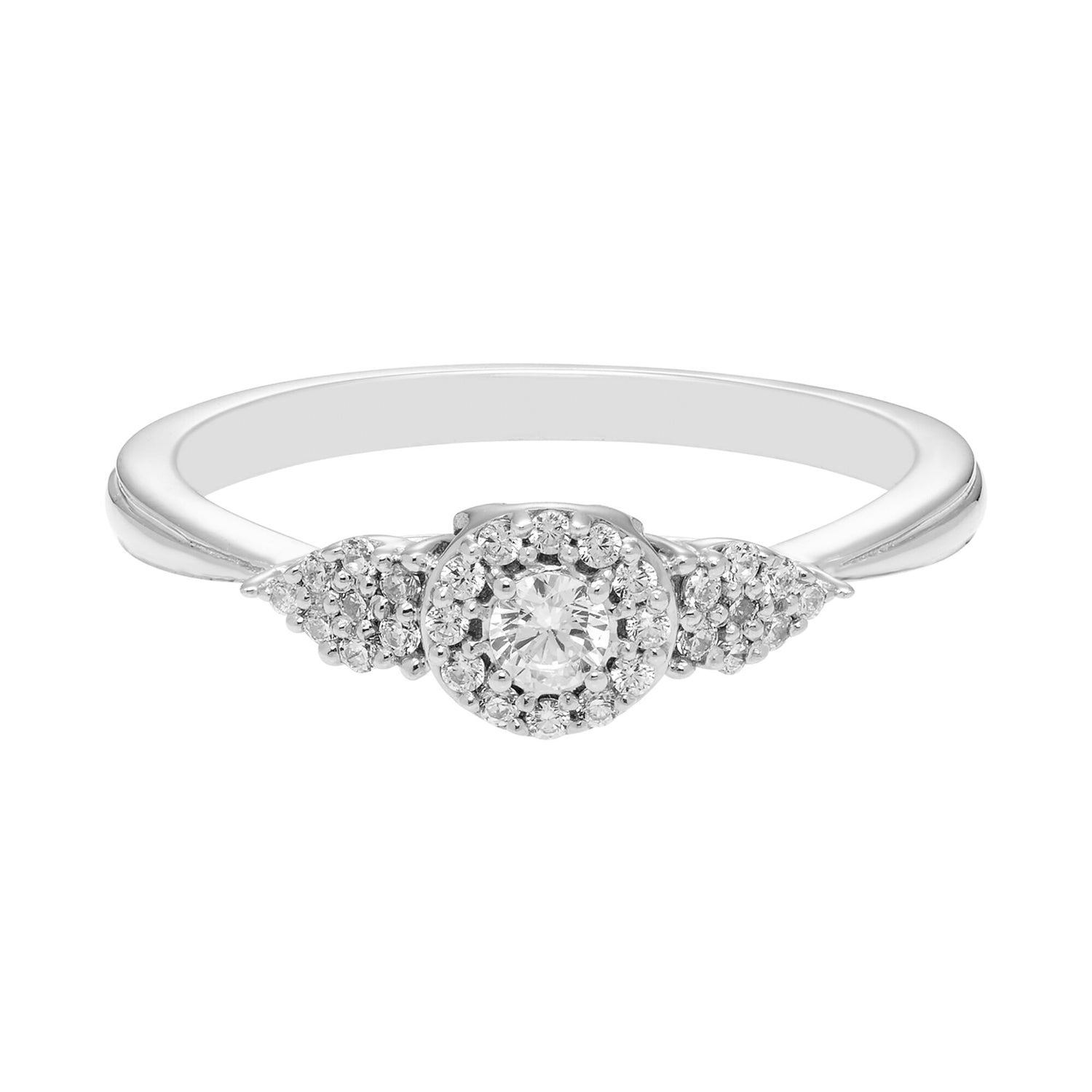 Diamond Promise Ring in 10K White Gold (1/5 ct. tw.)