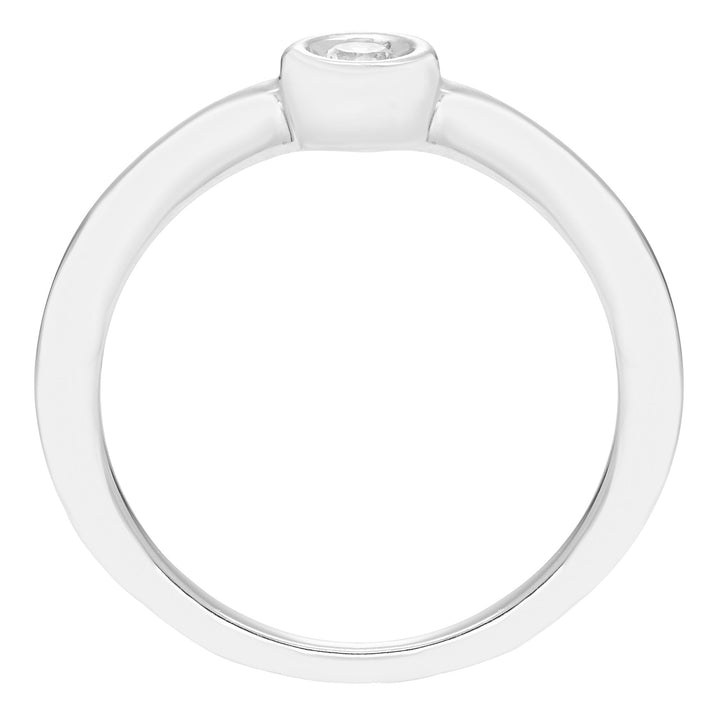 Diamond Promise Ring in 10K White Gold (1/10 ct.)