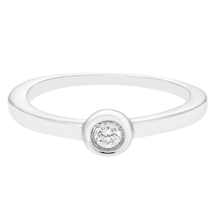 Diamond Promise Ring in 10K White Gold (1/10 ct.)