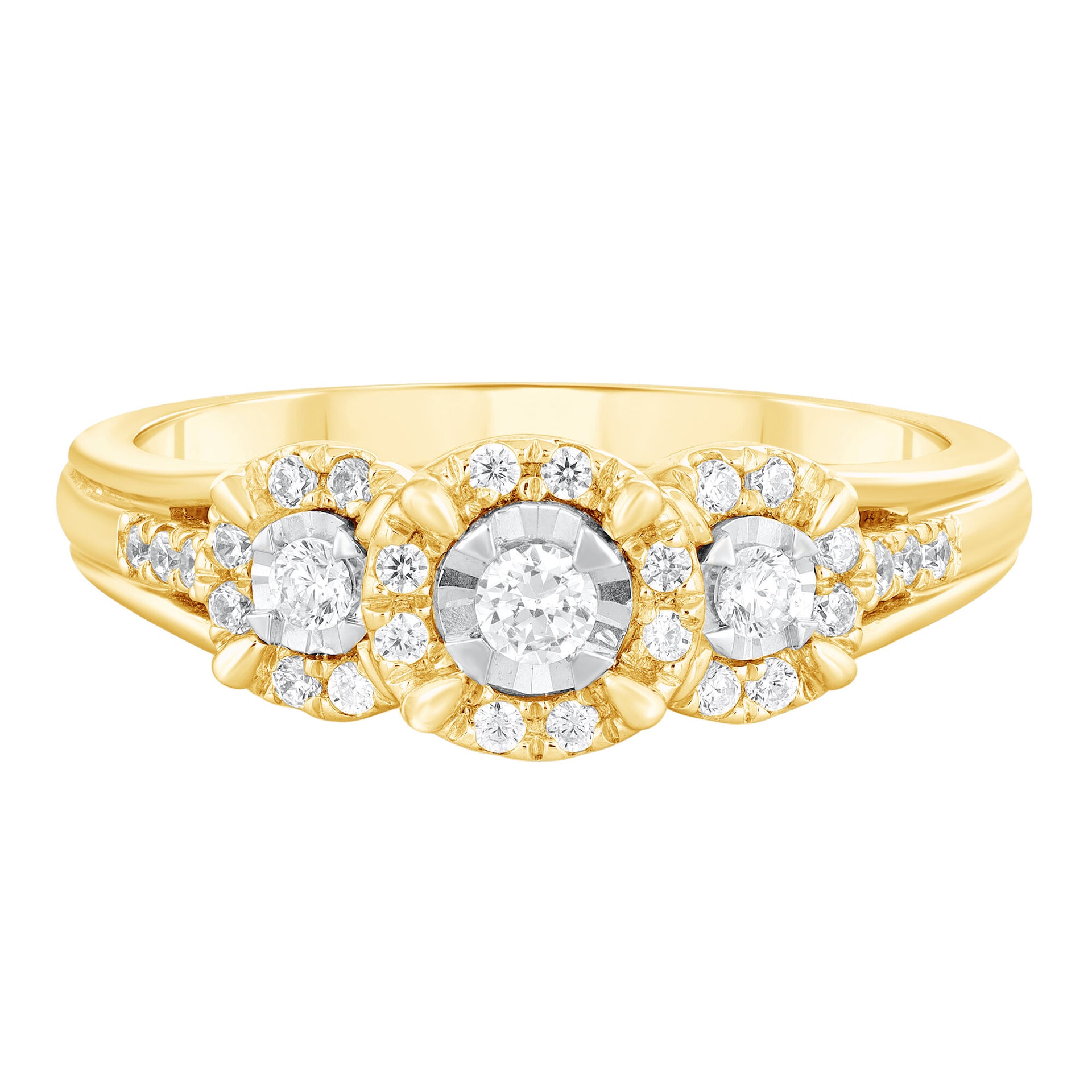 Diamond Ring in 10K Yellow Gold (1/4 ct. tw.)