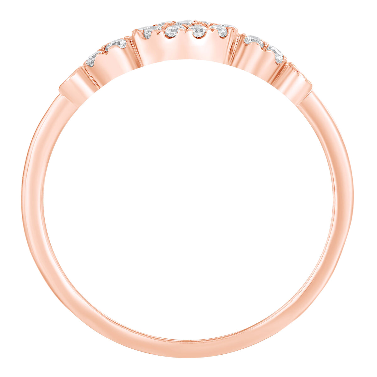 Diamond Ring in 10K Rose Gold (1/5 ct. tw.)