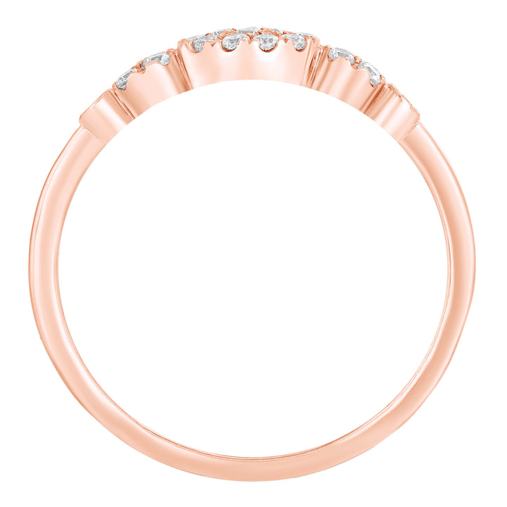 Diamond Ring in 10K Rose Gold (1/5 ct. tw.)