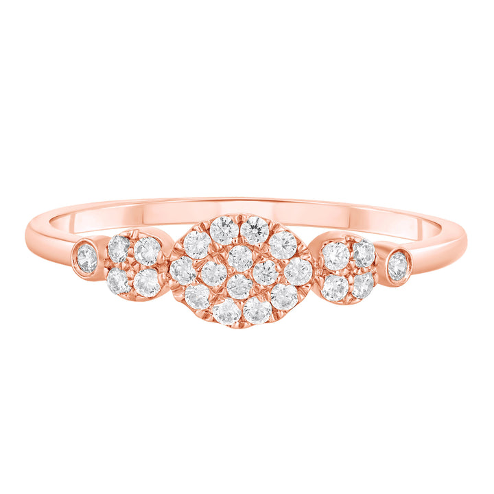 Diamond Ring in 10K Rose Gold (1/5 ct. tw.)
