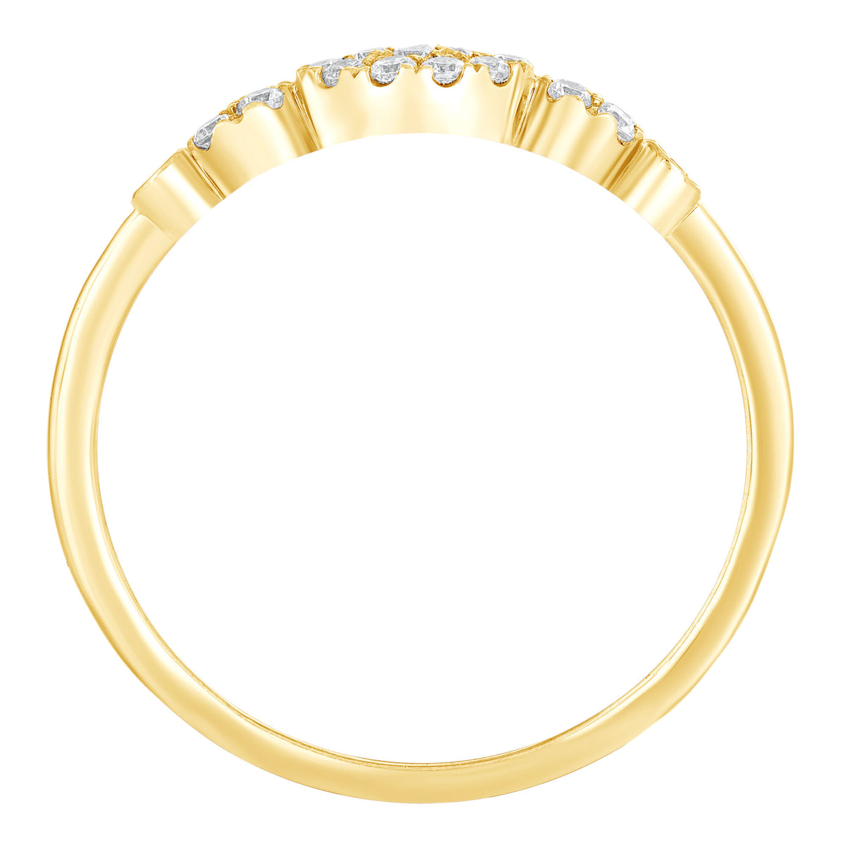 Diamond Ring in 10K Yellow Gold (1/5 ct. tw.)