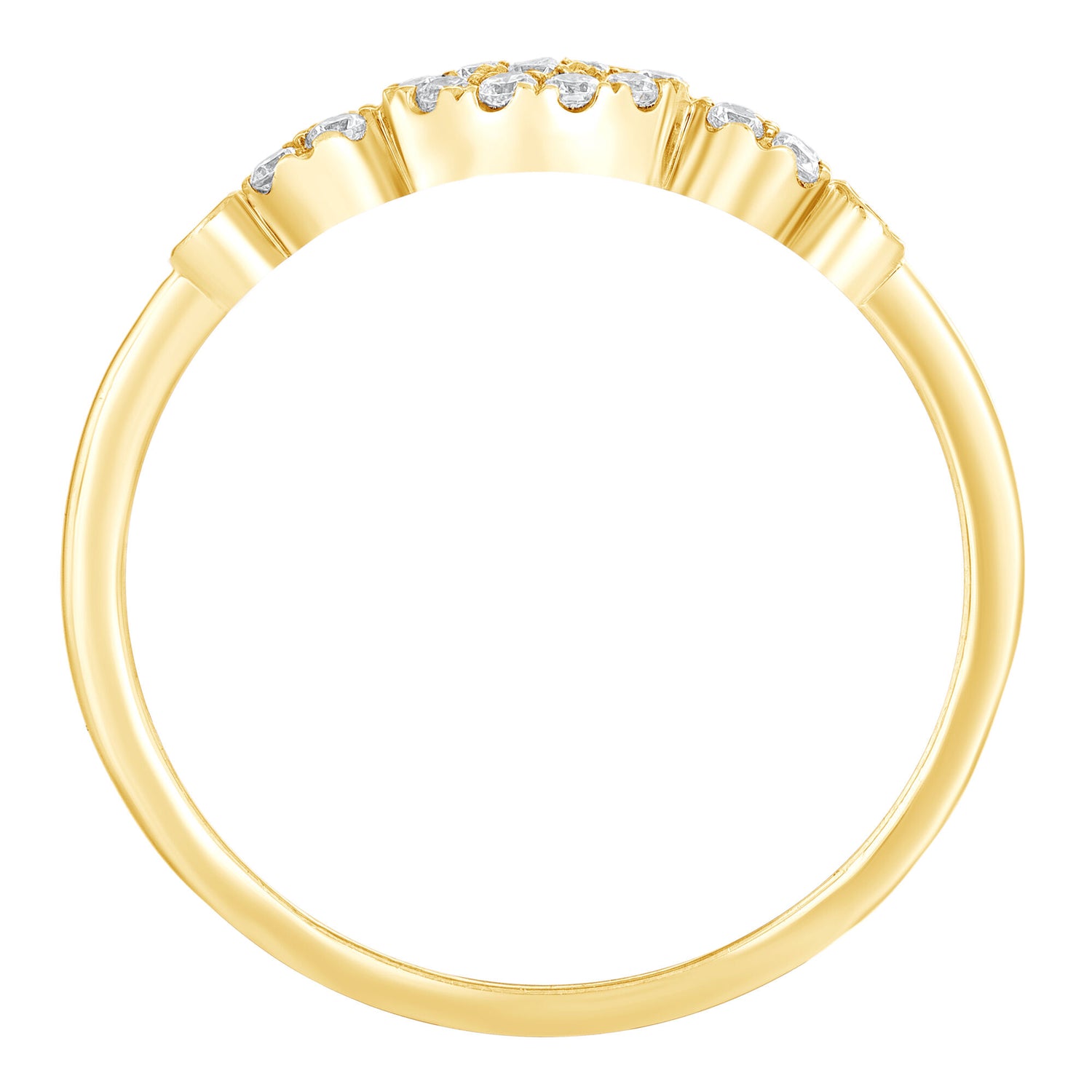 Diamond Ring in 10K Yellow Gold (1/5 ct. tw.)