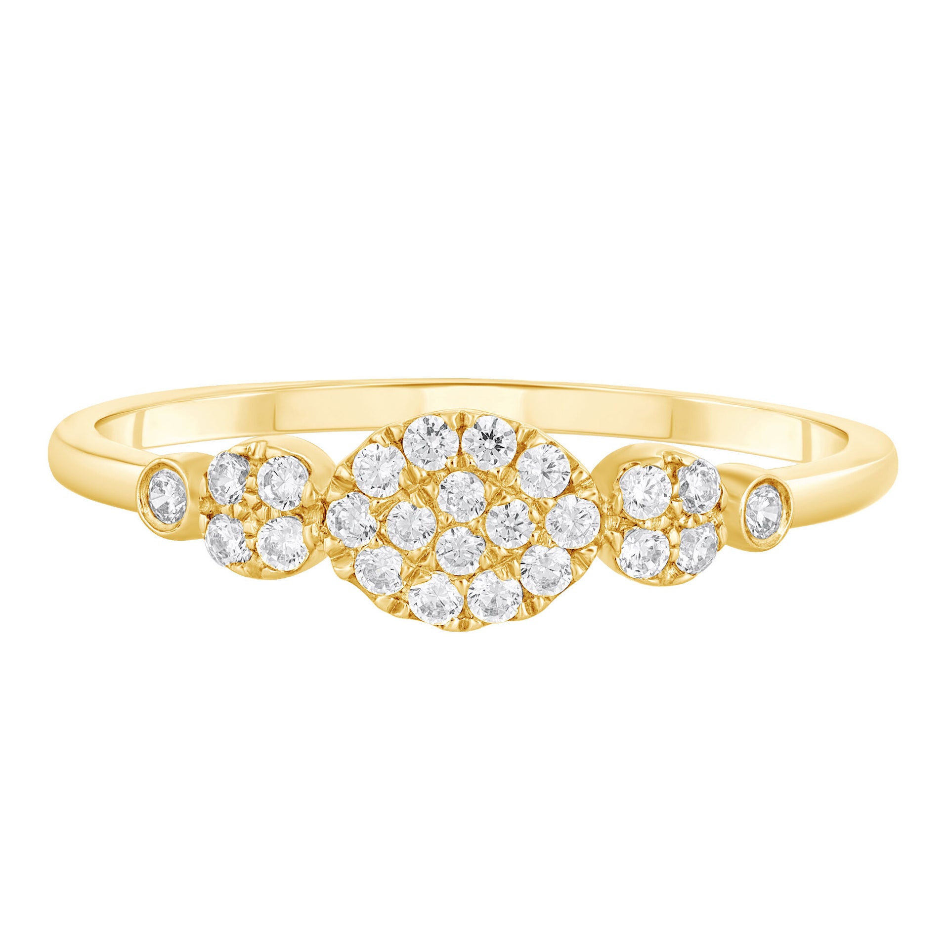 Diamond Ring in 10K Yellow Gold (1/5 ct. tw.)