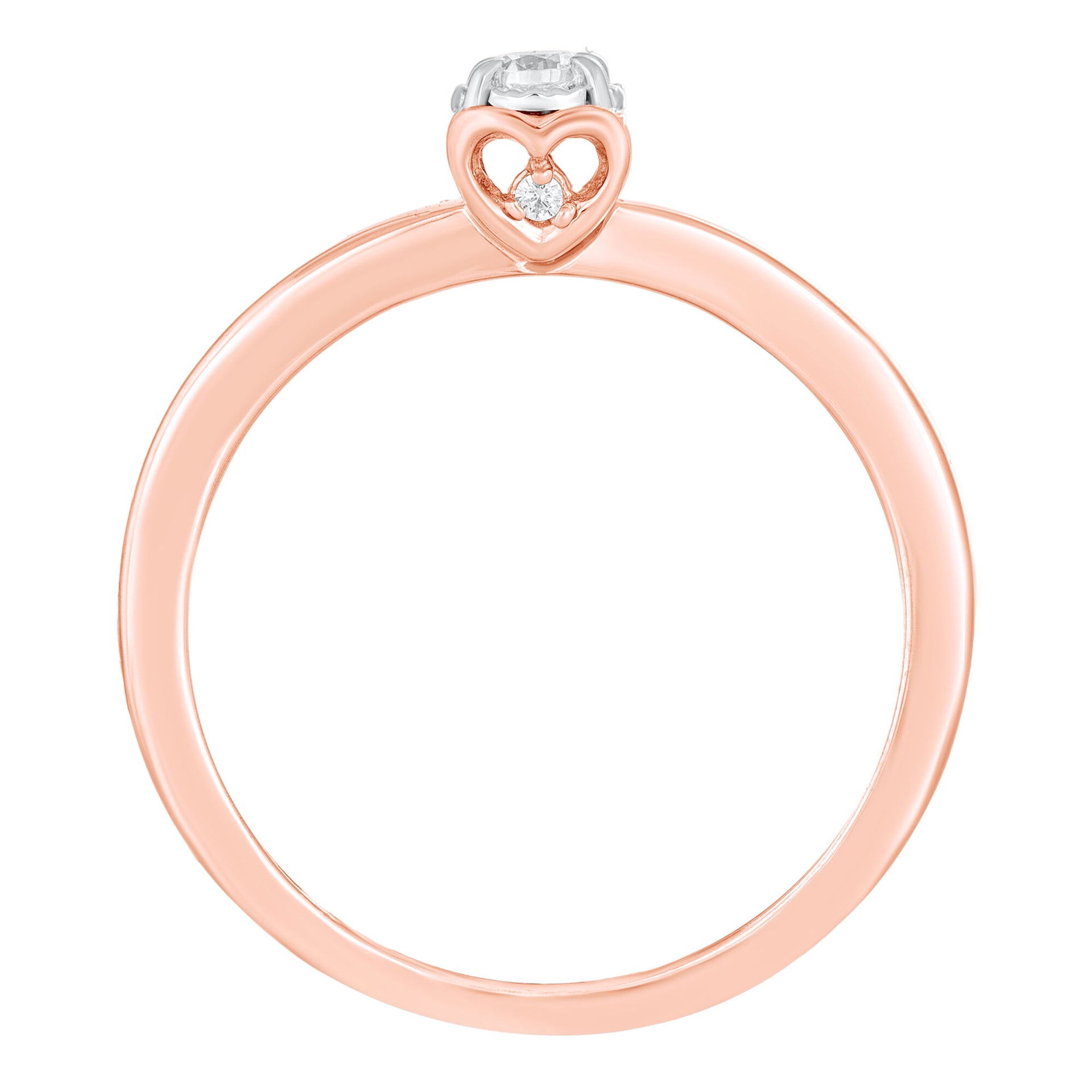 Diamond Promise Ring in 10K Rose Gold (1/10 ct. tw.)