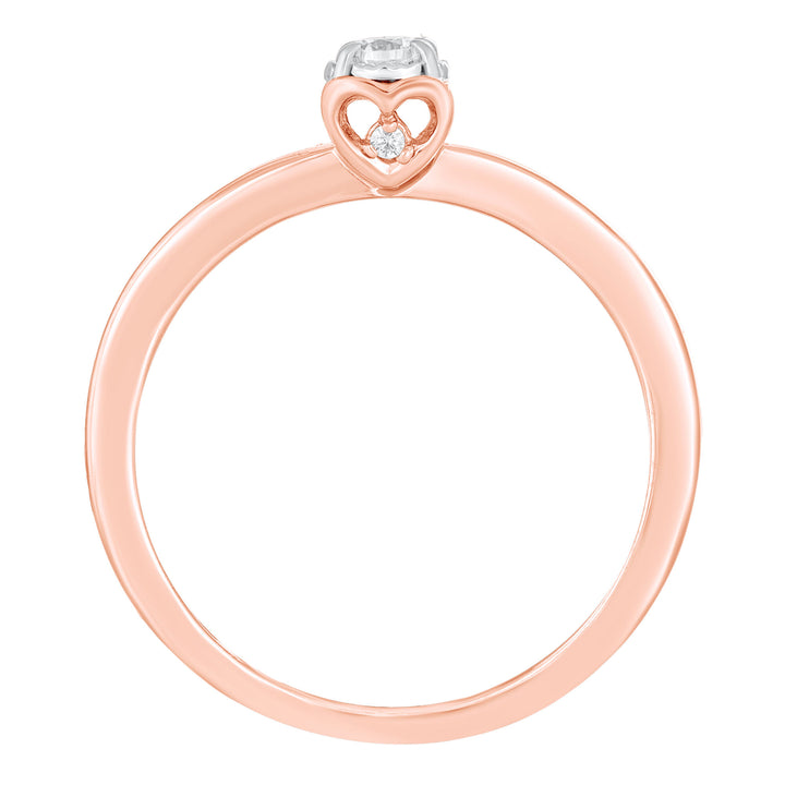 Diamond Promise Ring in 10K Rose Gold (1/10 ct. tw.)