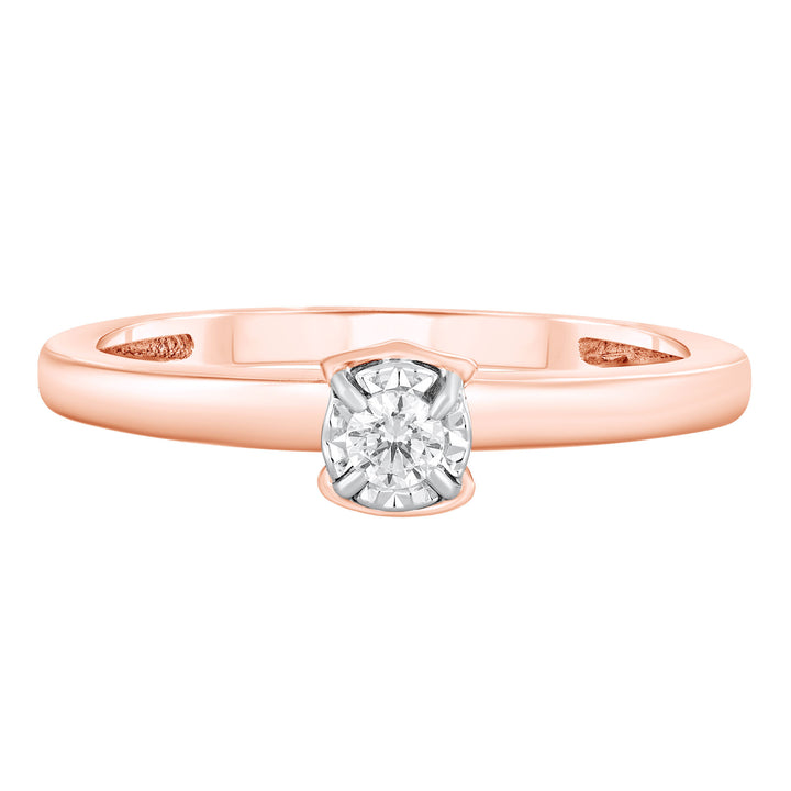 Diamond Promise Ring in 10K Rose Gold (1/10 ct. tw.)