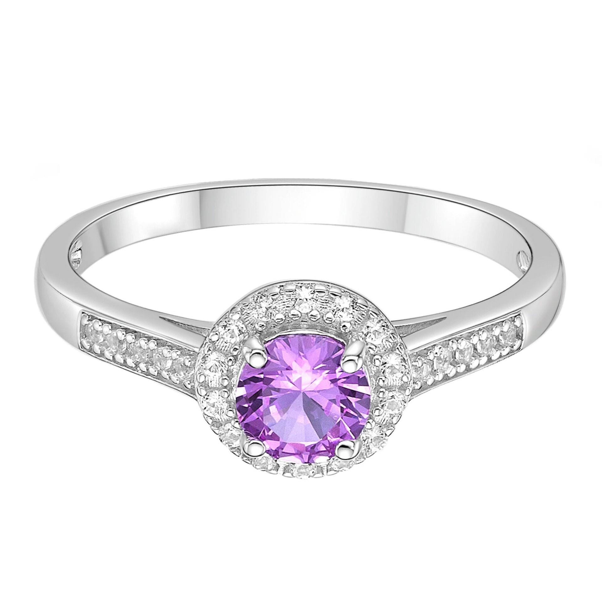 Lab-Created Multi-Gemstone Ring in Sterling Silver