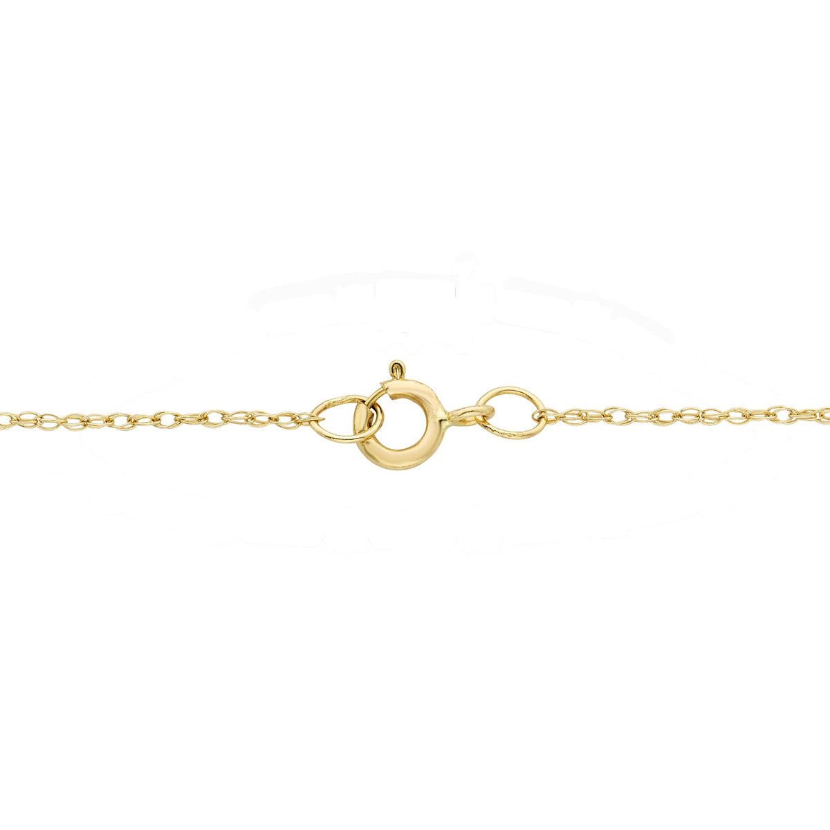 Diamond Heart Cross Pendant in 10K Yellow Gold (1/10 ct. tw.)