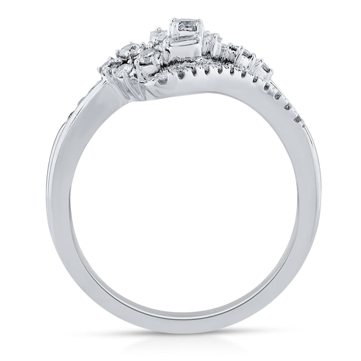 Diamond Ring in 10K White Gold (3/8 ct. tw.)