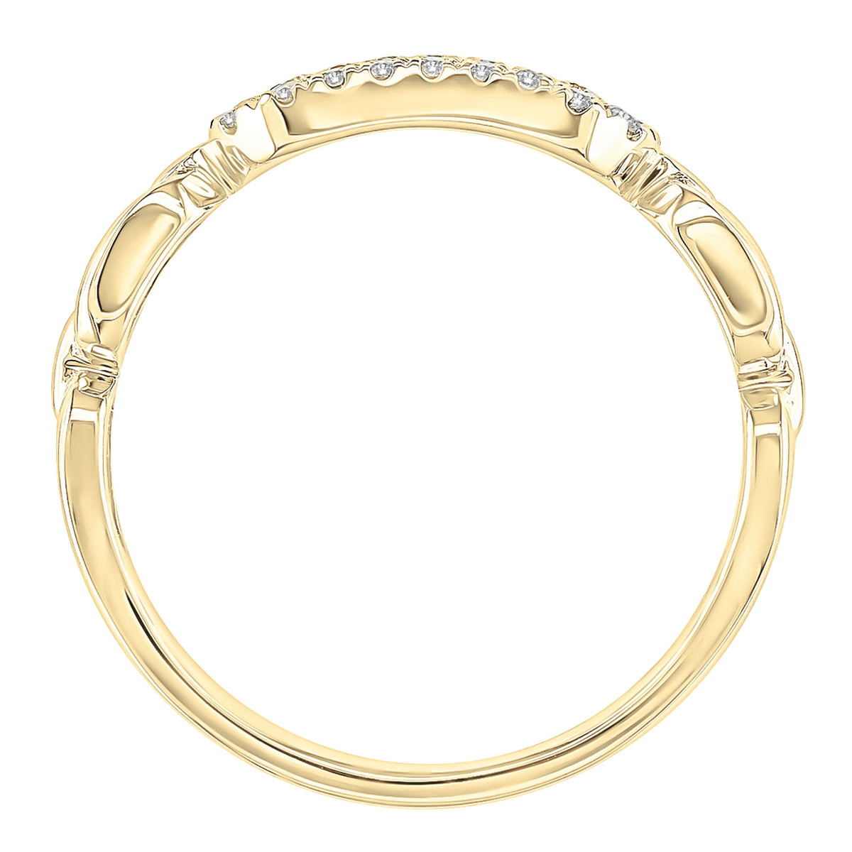 Diamond Ring in 10K Yellow Gold (1/7 ct. tw.)